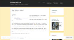 Desktop Screenshot of macramepurse.com