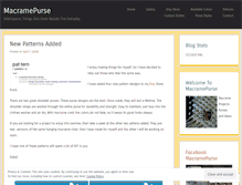 Tablet Screenshot of macramepurse.com